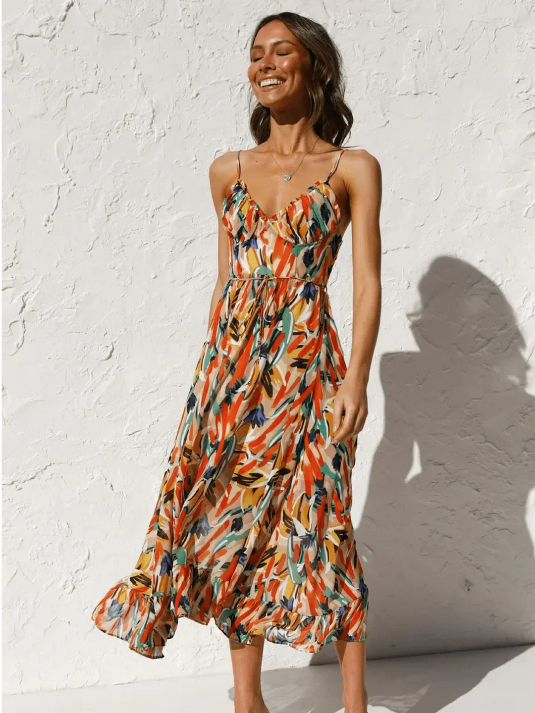 Abito Elegante Senza Maniche Rosana™ - Stile e Raffinatezza per Ogni Occasione!