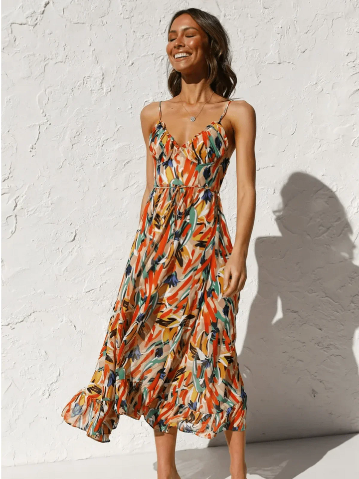 Abito Elegante Senza Maniche Rosana™ - Stile e Raffinatezza per Ogni Occasione!