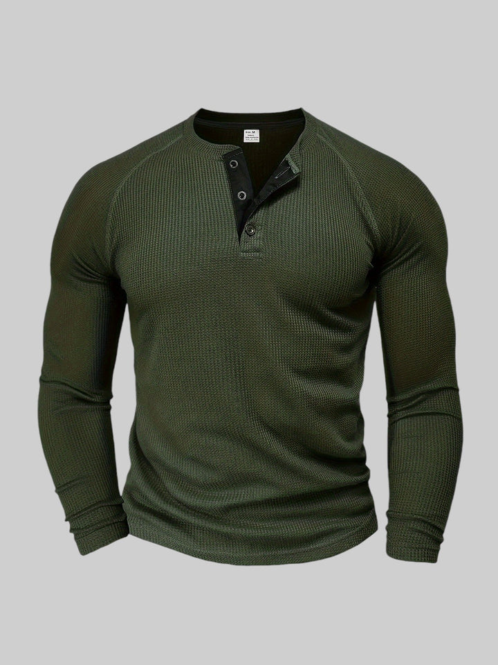 Eric™ - Komfortables Langarmshirt aus Rippstrick