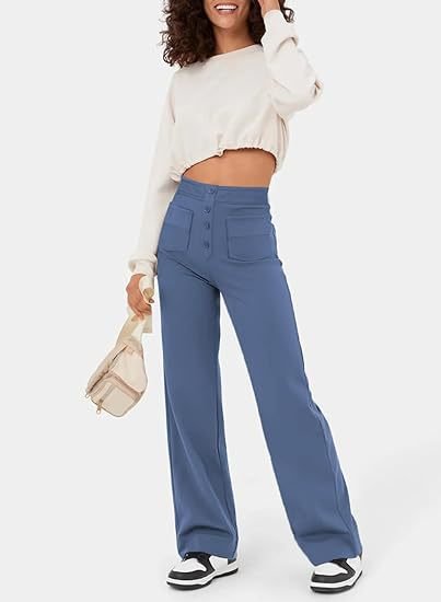 Pantaloni Chic a Vita Alta Carla™ per un Look Elegante e Casual