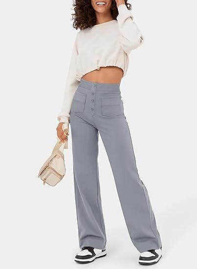Pantaloni Chic a Vita Alta Carla™ per un Look Elegante e Casual