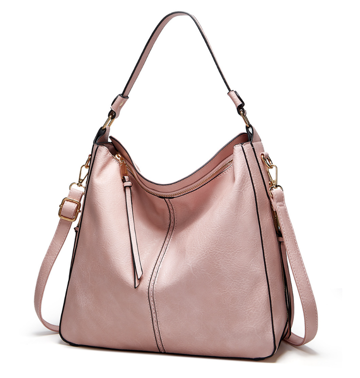 Ersilia™ - Raffinata borsa in pelle spaziosa con comode tasche laterali