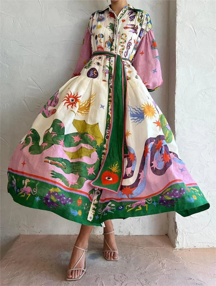 Aryana™ Maxikleid - Zeitlose italienische Eleganz