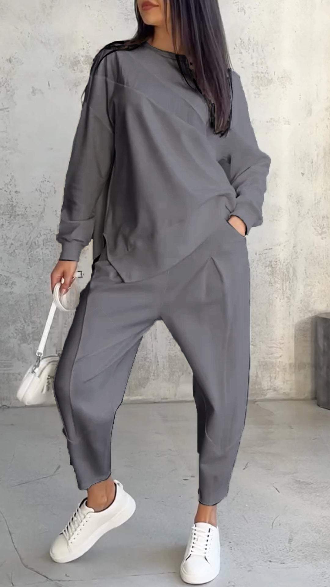 Willa™ - Damen Zweiteiliges Set mit Rundhalsausschnitt