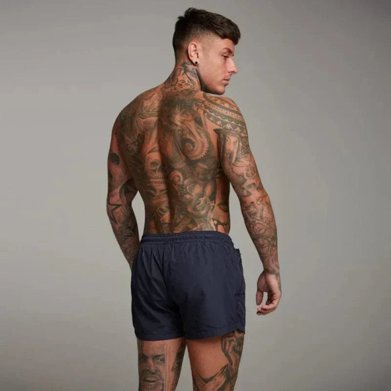 Trendy Heren Korte Zwemshorts met Praktische Zak – Jony