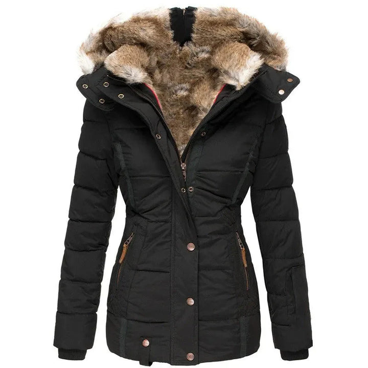 Emilia™ -  Warmer pelzgefütterter Wintermantel