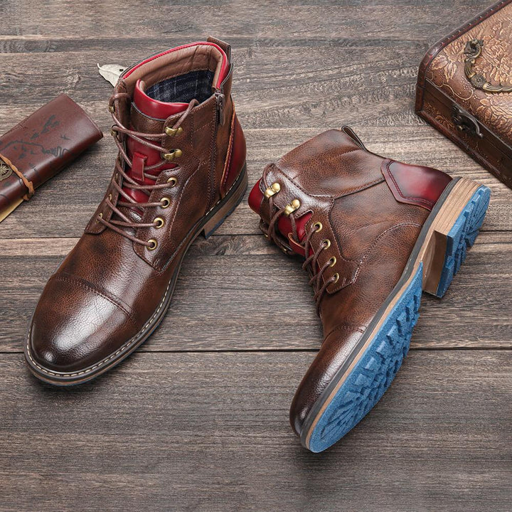 Wilhelm™ - Hochwertig verarbeitete Oxford-Stiefel aus Leder