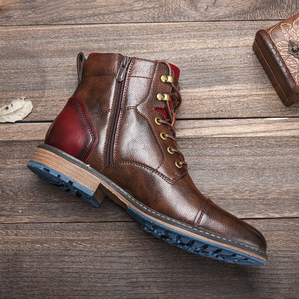Wilhelm™ - Hochwertig verarbeitete Oxford-Stiefel aus Leder