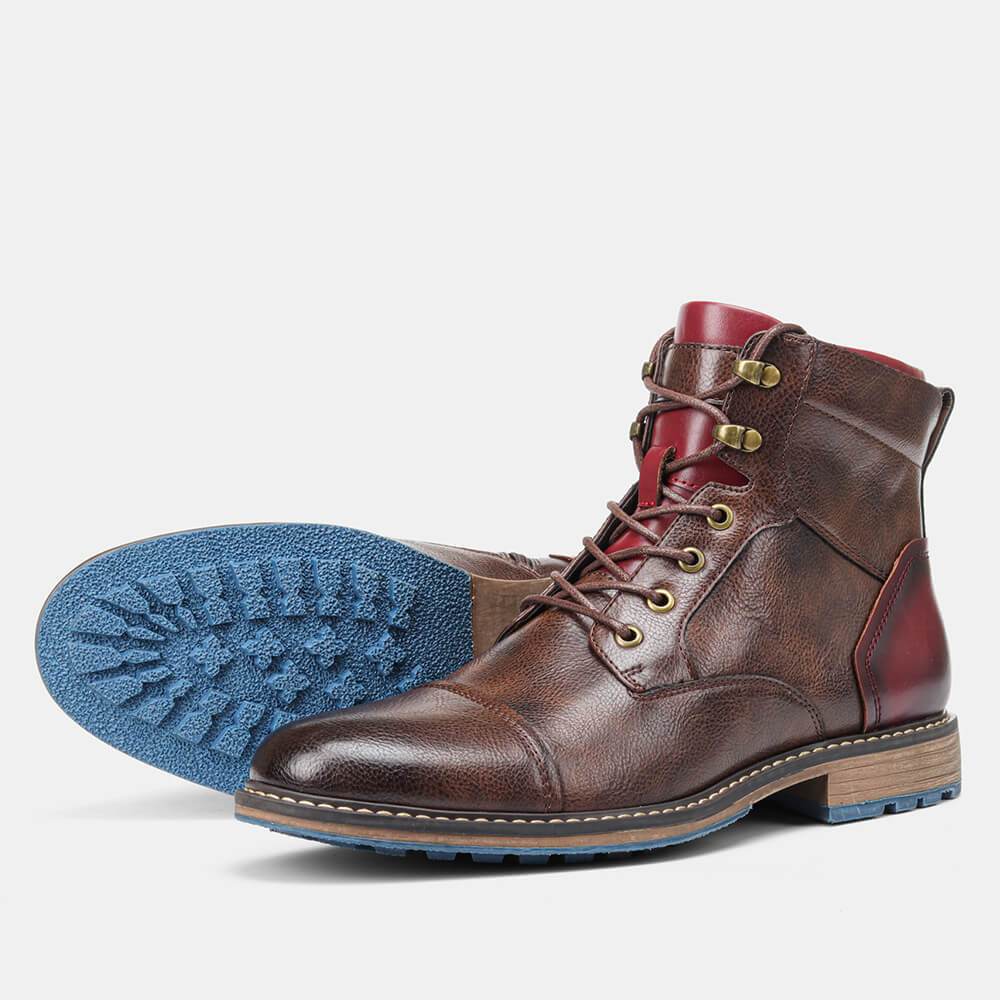 Wilhelm™ - Hochwertig verarbeitete Oxford-Stiefel aus Leder