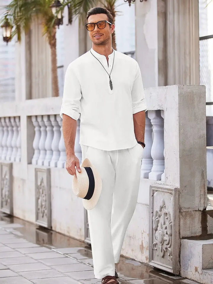 Esidor™ Langarm-Hemd und -Hose - Stil und Komfort für jeden Anlass