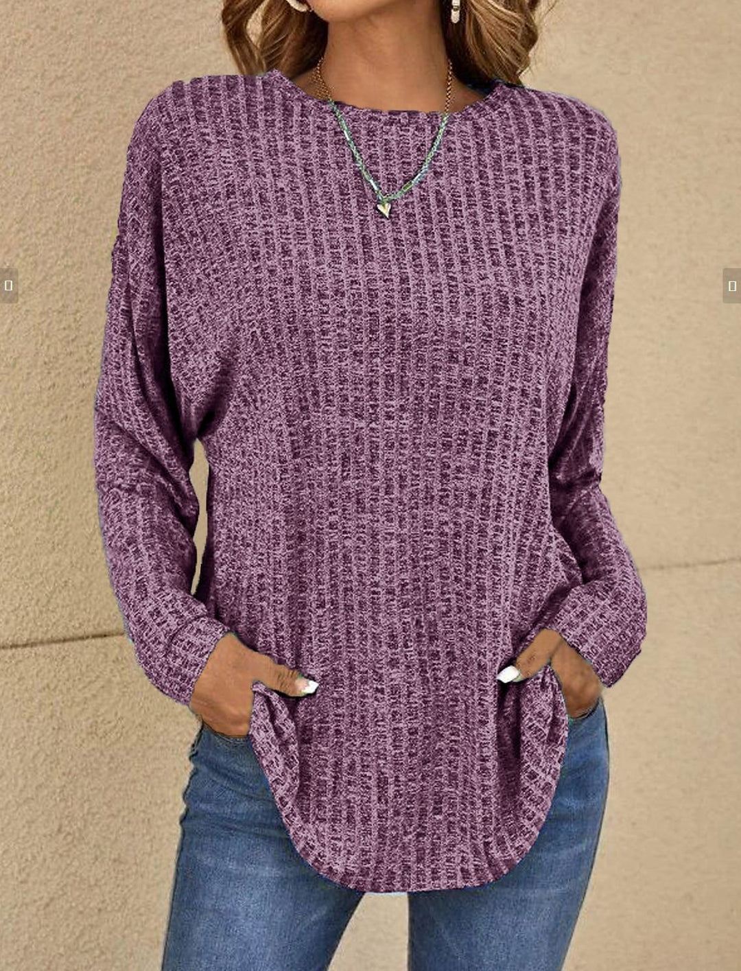 Tabea™ – Warmer und bequemer Wollpullover.