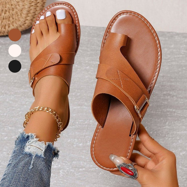 Antonella™ Hochwertige, elegante orthopädische Sandalen aus echtem Leder