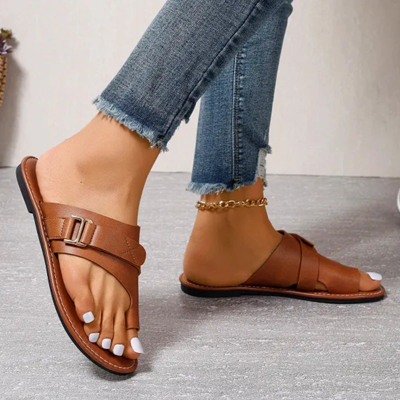 Antonella™ Hochwertige, elegante orthopädische Sandalen aus echtem Leder