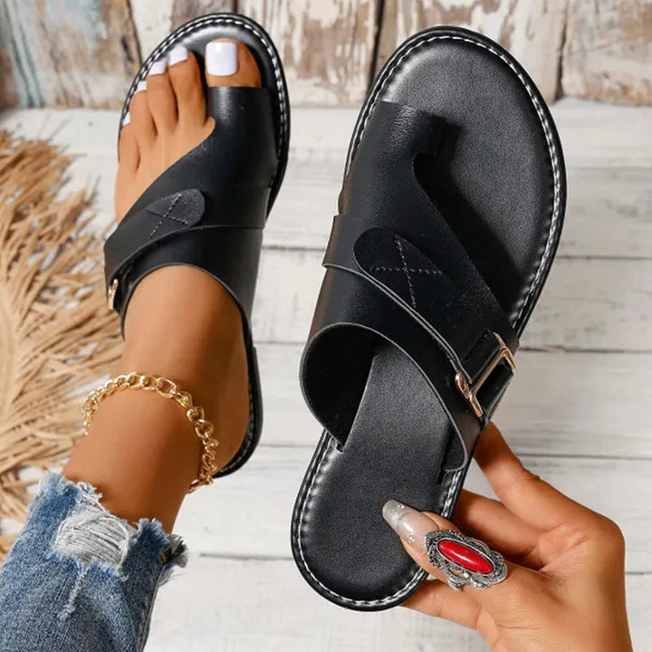 Antonella™ Hochwertige, elegante orthopädische Sandalen aus echtem Leder