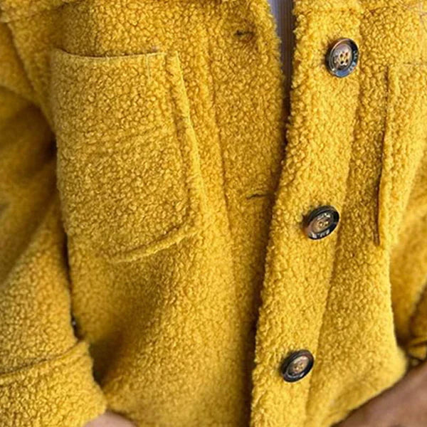 Gisela™ -  Kurze Wolljacke mit Revers