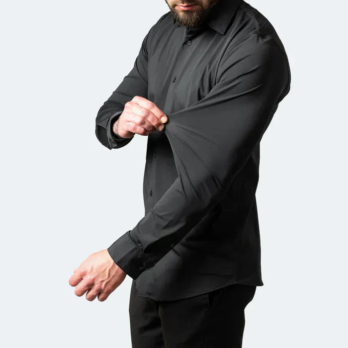 Komfortowa Koszula Męska Stretch Comfort – odporna na zagniecenia, łatwa w pielęgnacji i uniwersalna, zapewniająca elegancki i świeży wygląd