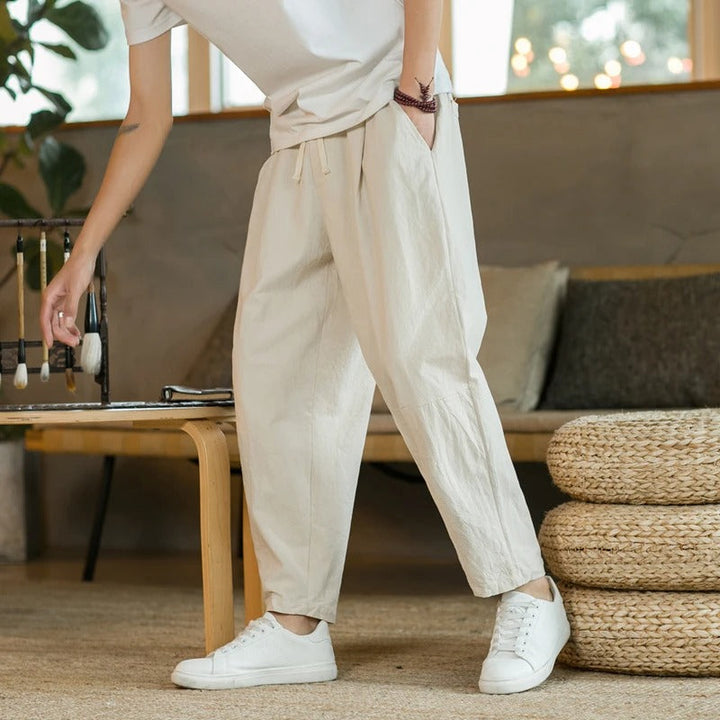 Pantaloni in Puro Lino Forge™ - Eleganza e Comfort senza Tempo