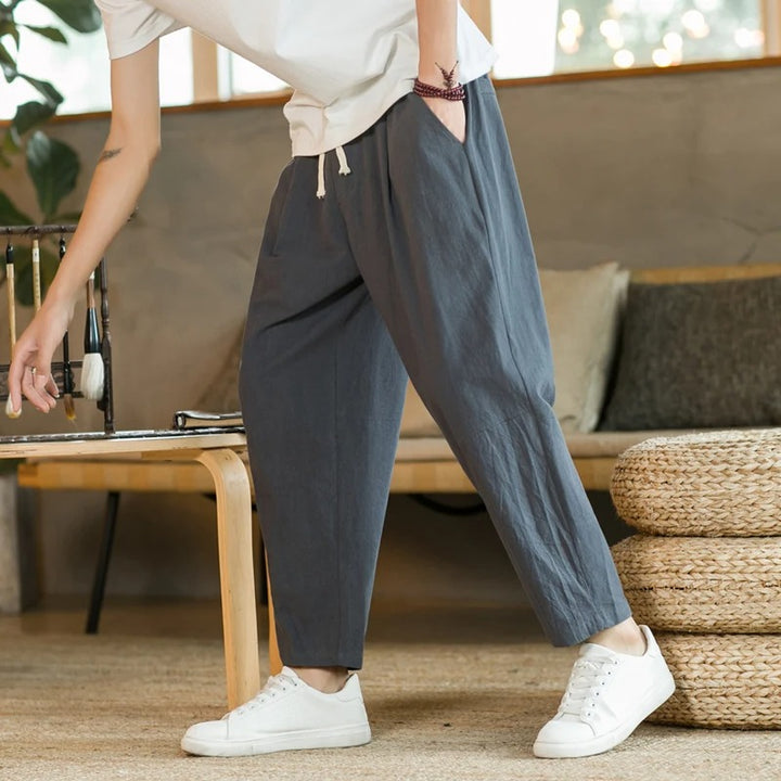 Pantaloni in Puro Lino Forge™ - Eleganza e Comfort senza Tempo