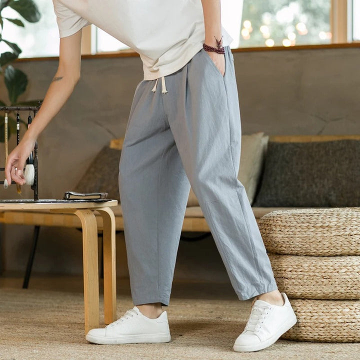 Pantaloni in Puro Lino Forge™ - Eleganza e Comfort senza Tempo