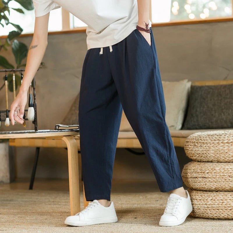 Pantaloni in Puro Lino Forge™ - Eleganza e Comfort senza Tempo