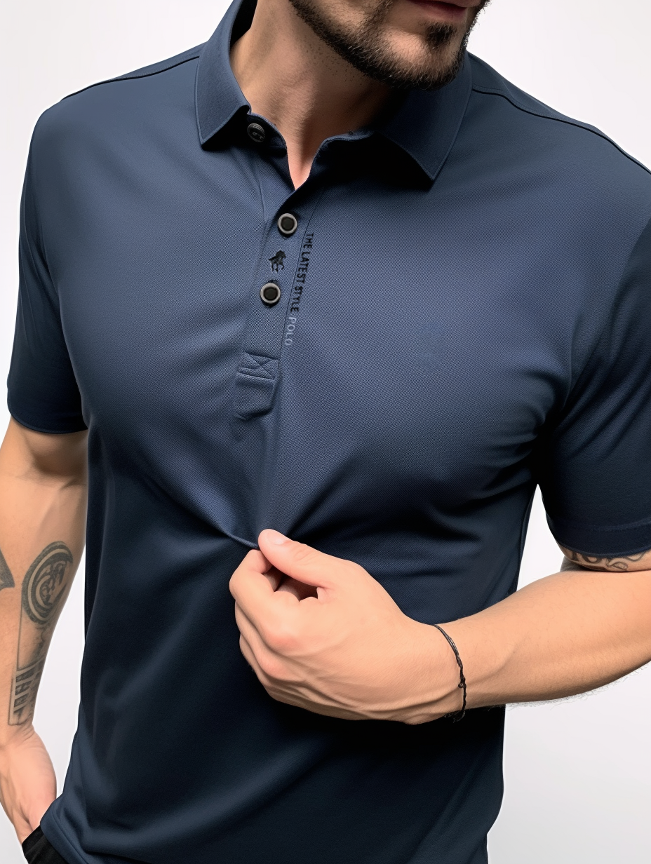 Carlo™ - Muscle Fit Anti-Wrinkle Polo für Stil und Komfort