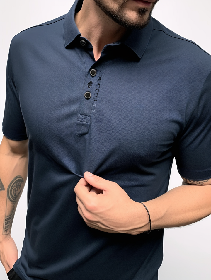 Carlo™ - Muscle Fit Anti-Wrinkle Polo für Stil und Komfort