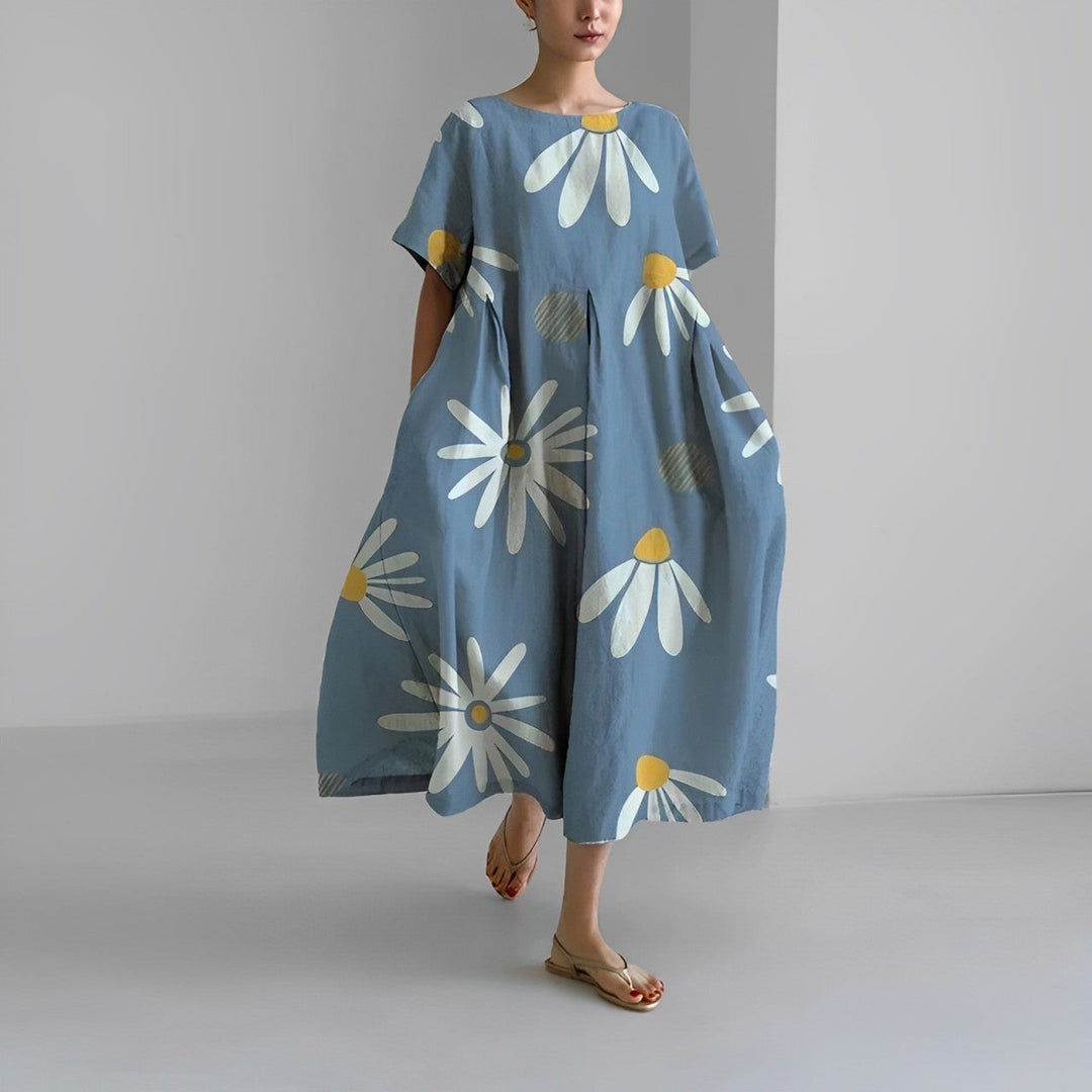 Abito Boho in Fantasia Floreale Genova™️: Stile e Comfort per Ogni Occasione!